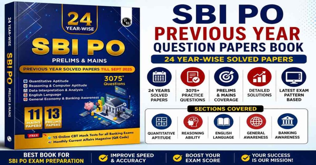 Download SBI PO Previous Year Question Papers Book PDF 2026