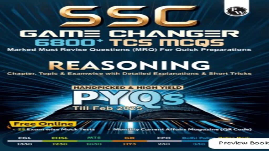SSC Game Changer Reasoning PYQs PDF Download
